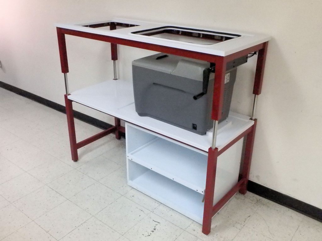 RDM Hydraulic Lift Table - Model A-107P-HYD-12M-FTLWRFRM-CUST A-107P-HYD-12M-FTLWRFRM-CUST