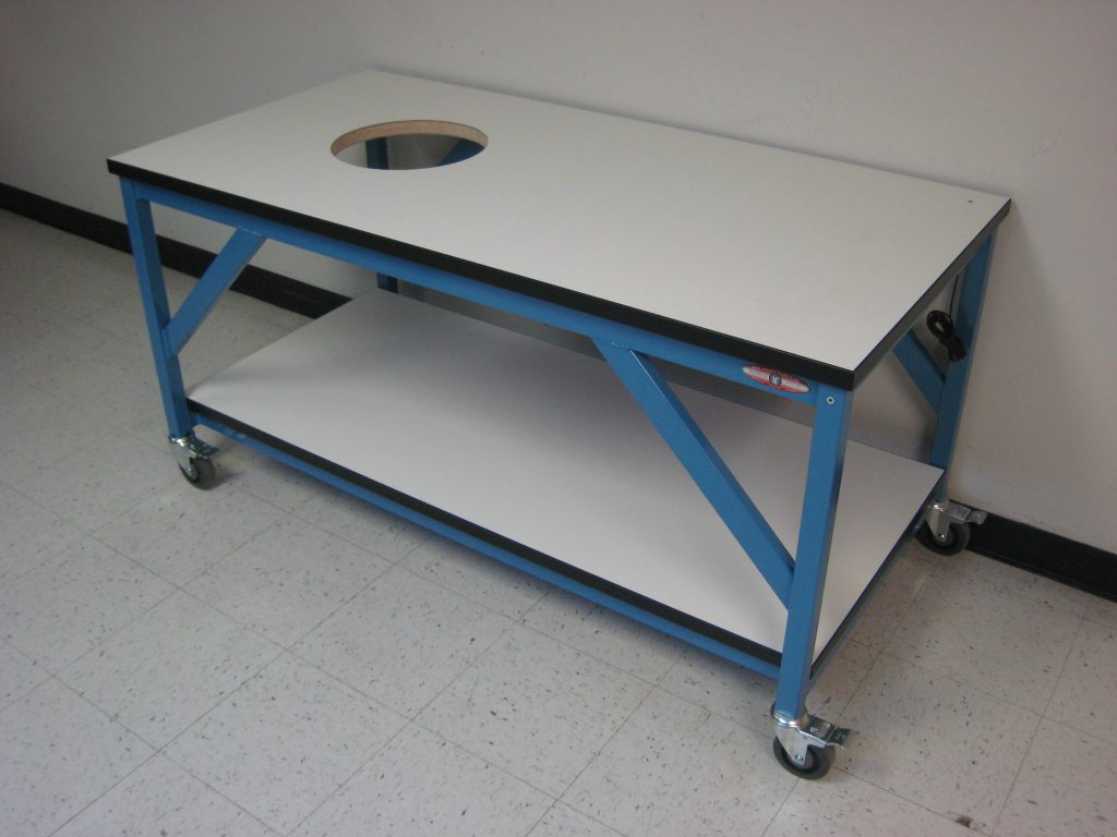 RDM Heavy Duty Table - Model A-109P-HD-45GSST-CSTR-BLUE A-109P-HD-45GSST-CSTR-BLUE