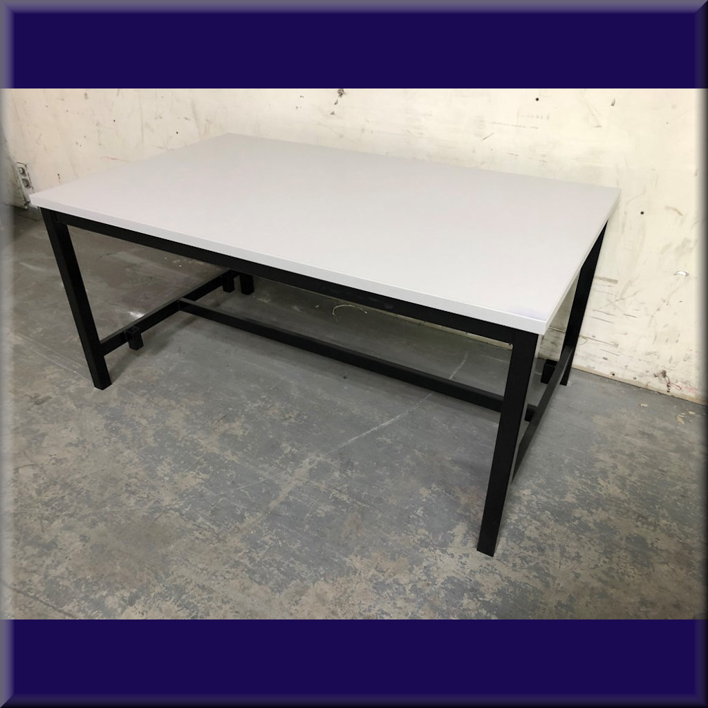 A-107P-PTCSTR-36X60X28H-BLACKFRAME-LTGREYTOP-QTY4-STK-S03 A-107P-PTCSTR-36X60X28H