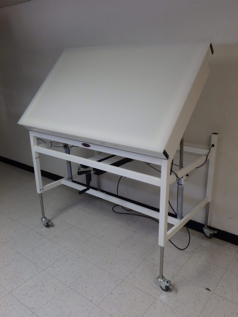 RDM Tilt Top Lift Table - Model A-107P-LT-HYD12M-TILT-HYDM-01 A-107P-LT-HYD12M-TILT-HYDM-01 Tilt Top Light Table