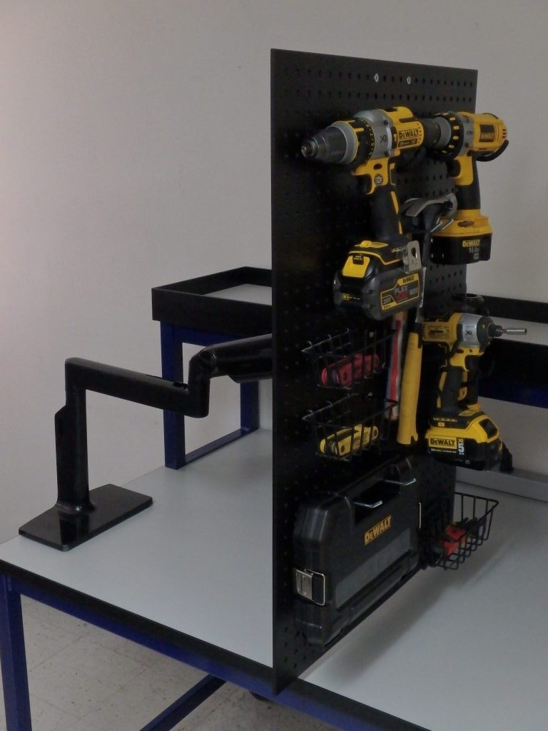 RDM Articulating Peg Board - HDPE - Model ACCY-WB-ATB-PEG-HDPE-24x36 RDM Articulating Peg Board - HDPE